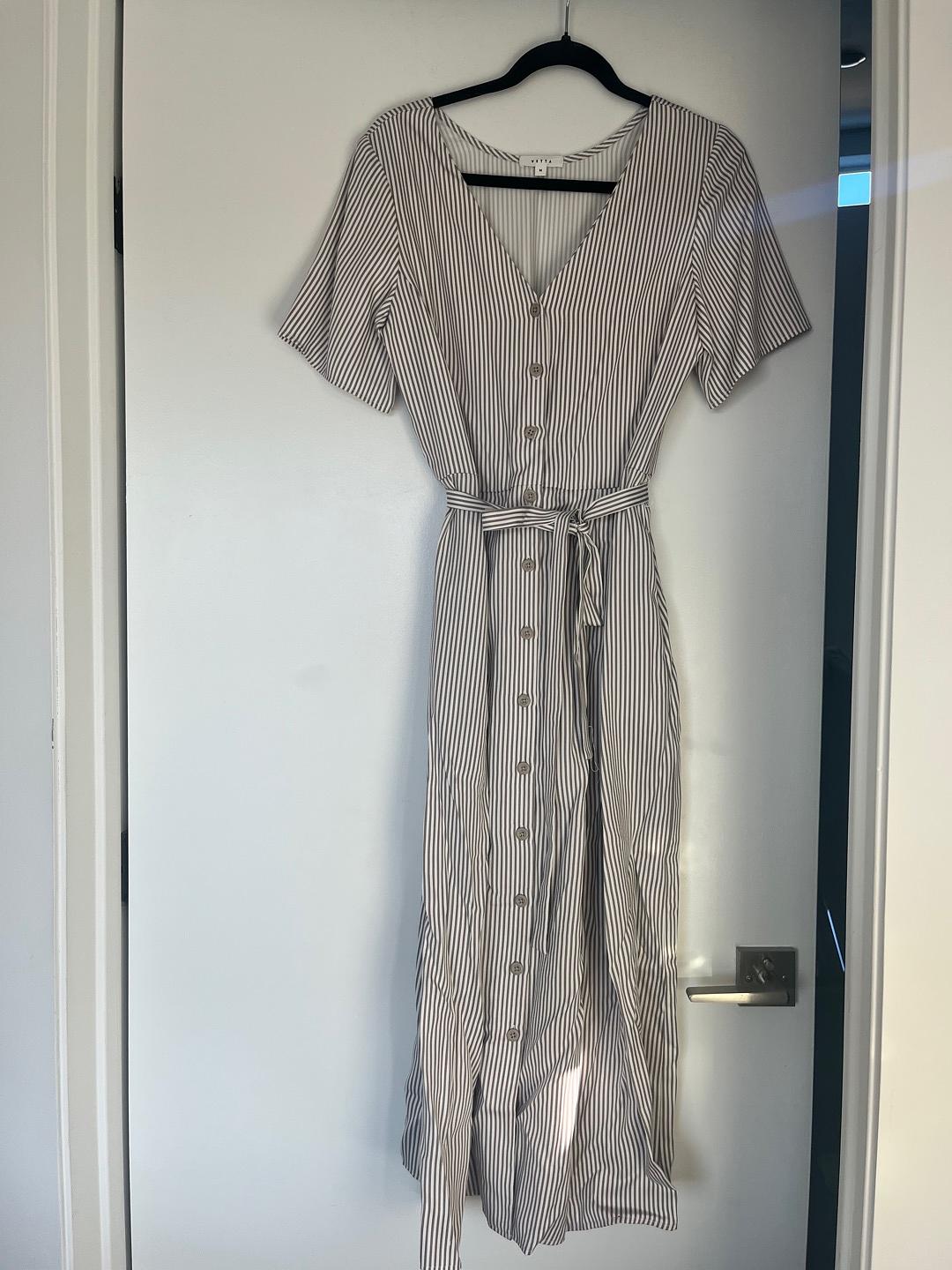 VETTA Capsule - Button Up Midi Dress - Lucky Sweater