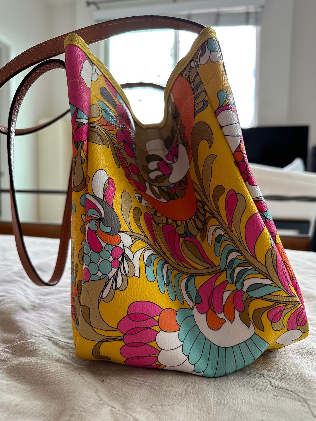 Kate Spade - Bright Floral Handbag Purse Bag - Lucky Sweater