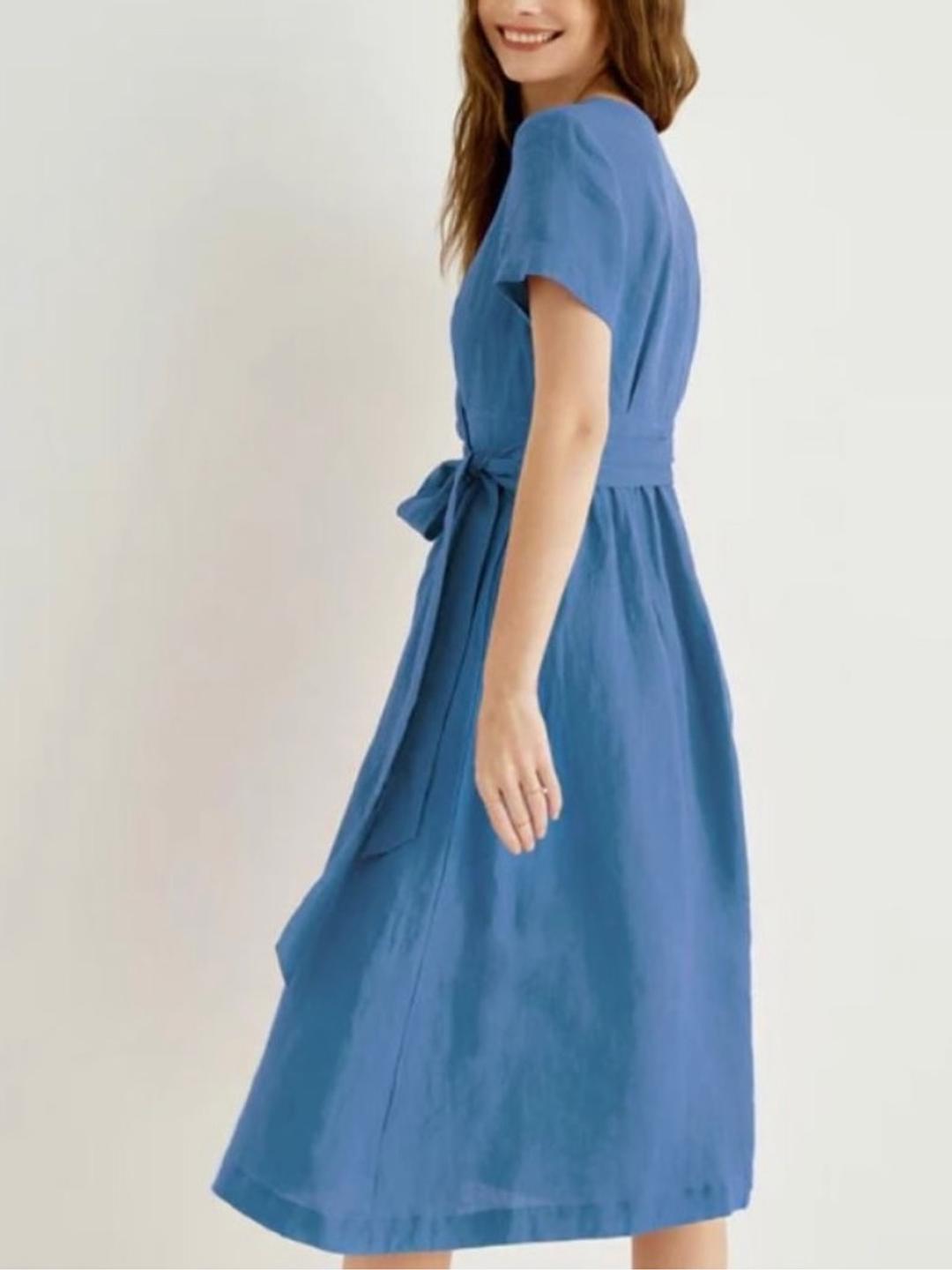 Grae Cove - Wrap Dress - Lucky Sweater