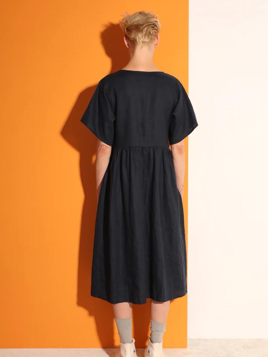 LF Markey - Black Linen Dress - Lucky Sweater