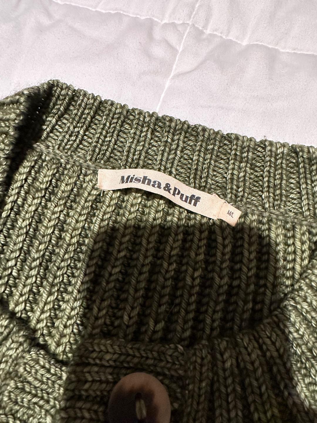 Misha & Puff - Fisherman Cardigan - Lucky Sweater