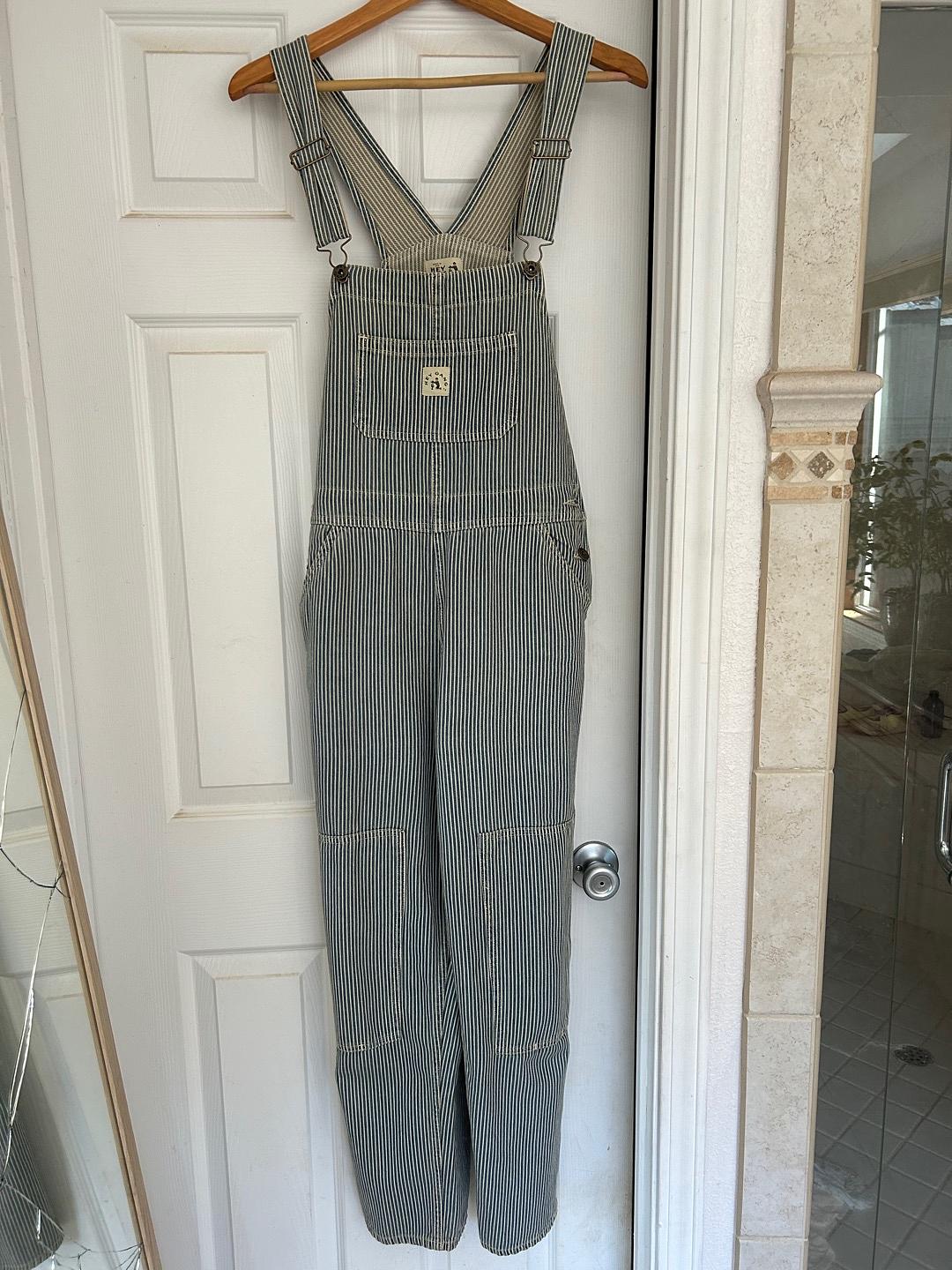 パンツ BOOTLEGGERS / hickory overall low back SOFT BROAD COTTON HANGING STRAP PANTS – THE SHOP YOHJI YAMAMOTO
