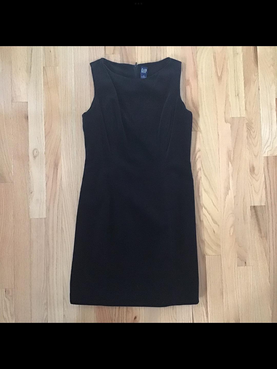 Gap - Vintage 90s Gap Black Velvet Sleeveless Dress (Rachel Green Friends  Lookalike ) - Lucky Sweater
