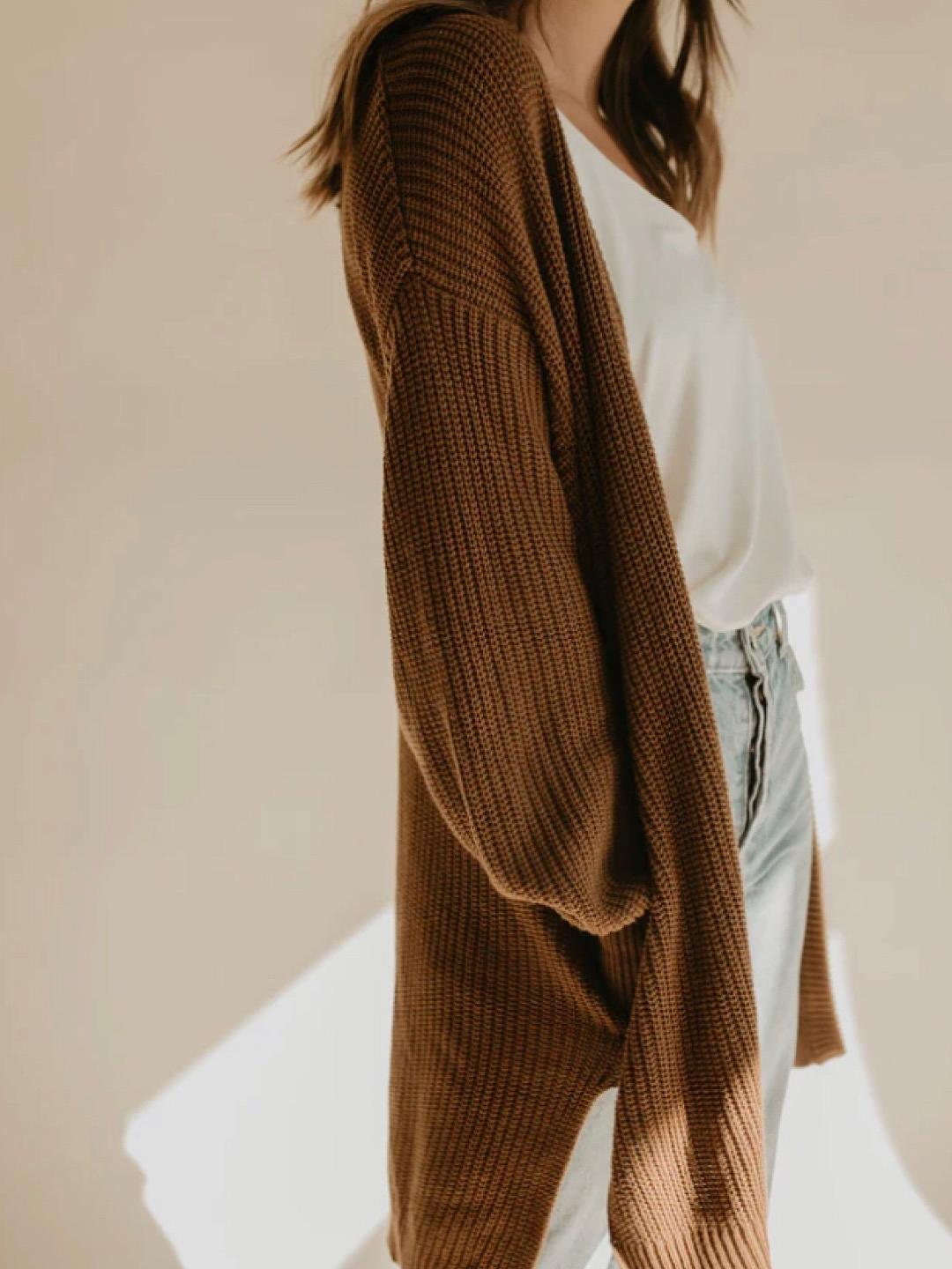 Jax & Lennon - Ladies Knit Cardigan - Lucky Sweater
