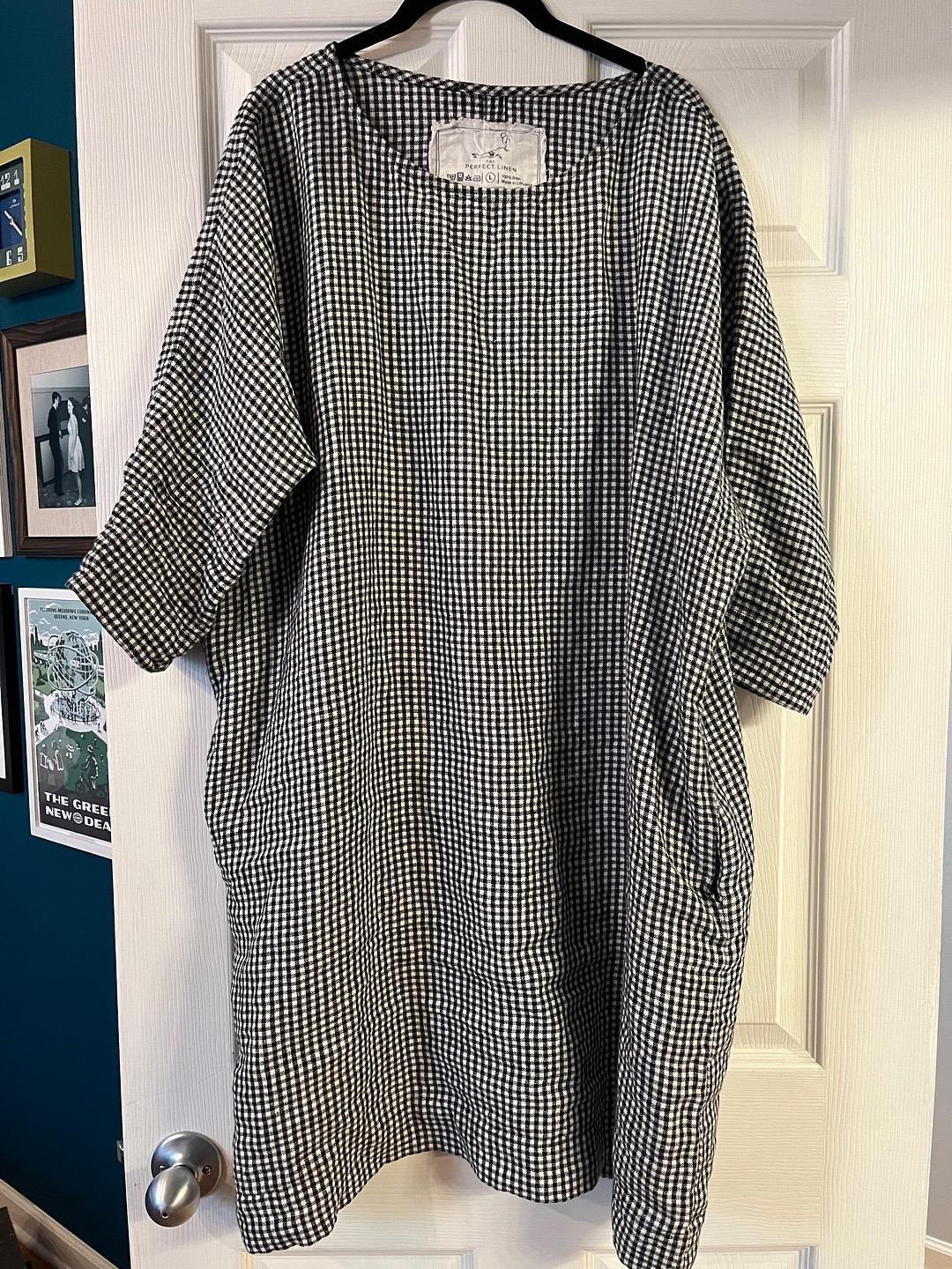 Not Perfect Linen - November tunic dress - Lucky Sweater