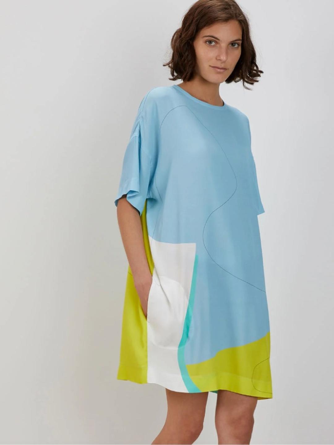 The Kit - Maya Dress in Fresh Cut Paper from the Kit by Daniel Vosovic -  Lucky Sweater