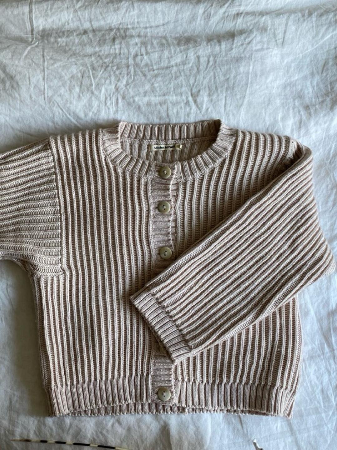 Misha & Puff - Misha and Puff Studio Cardigan Dune - Lucky Sweater
