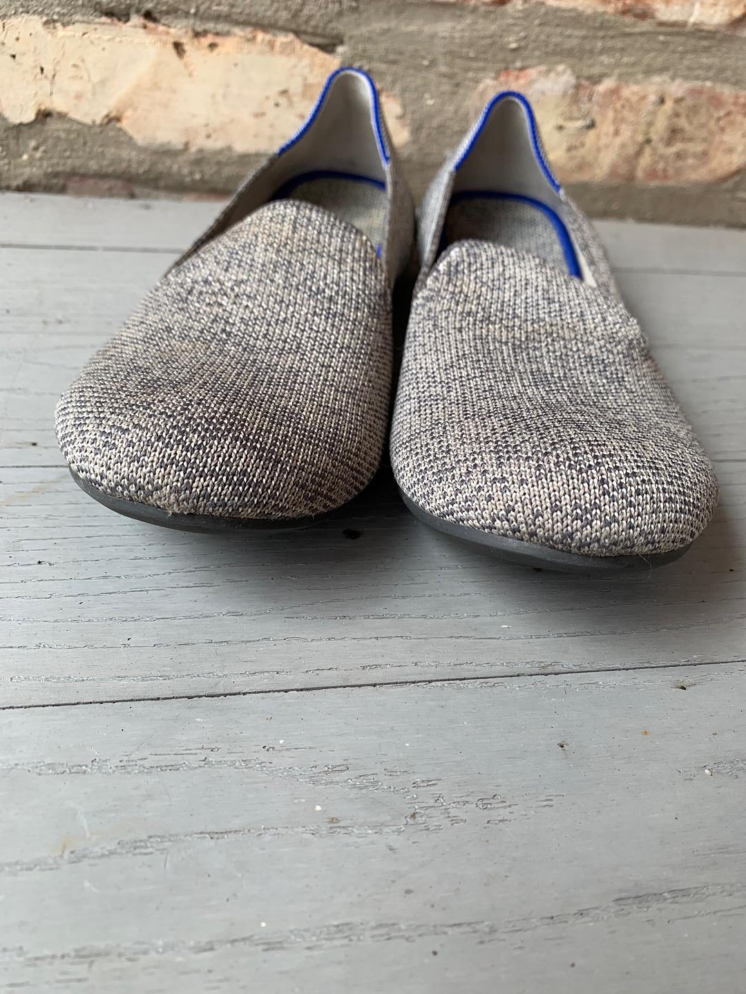 Rothys Rothy s taupe heather loafers size 8 Lucky Sweater