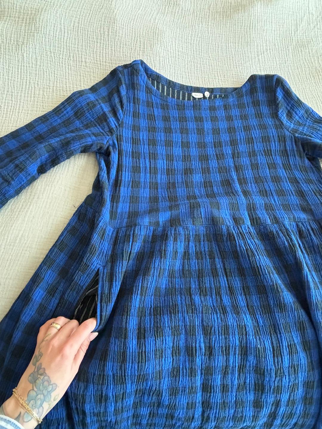 TOAST - Freya Crinkle Cotton Dress - Lucky Sweater