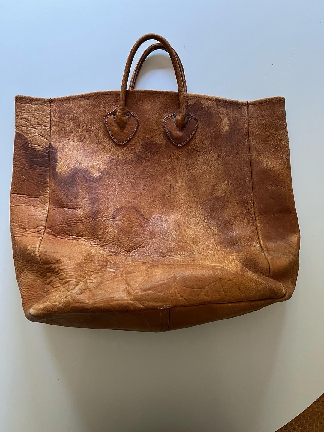 LL Bean leather boat tote Lucky Sweater