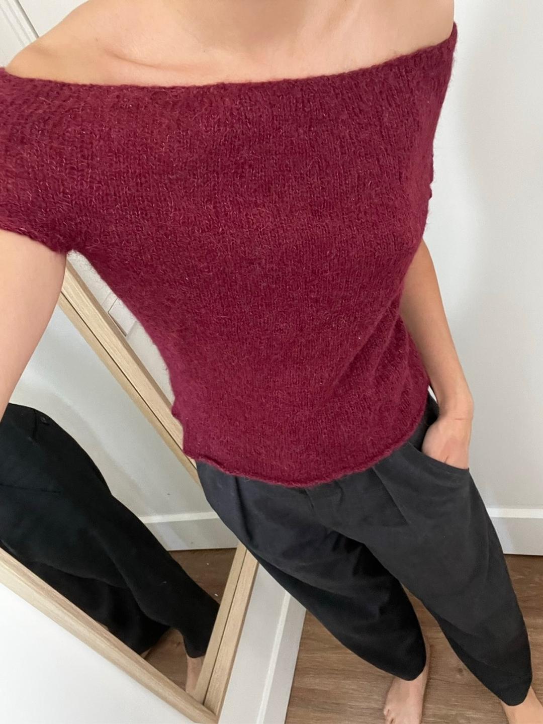 nelsknits - Boatneck Top - Lucky Sweater