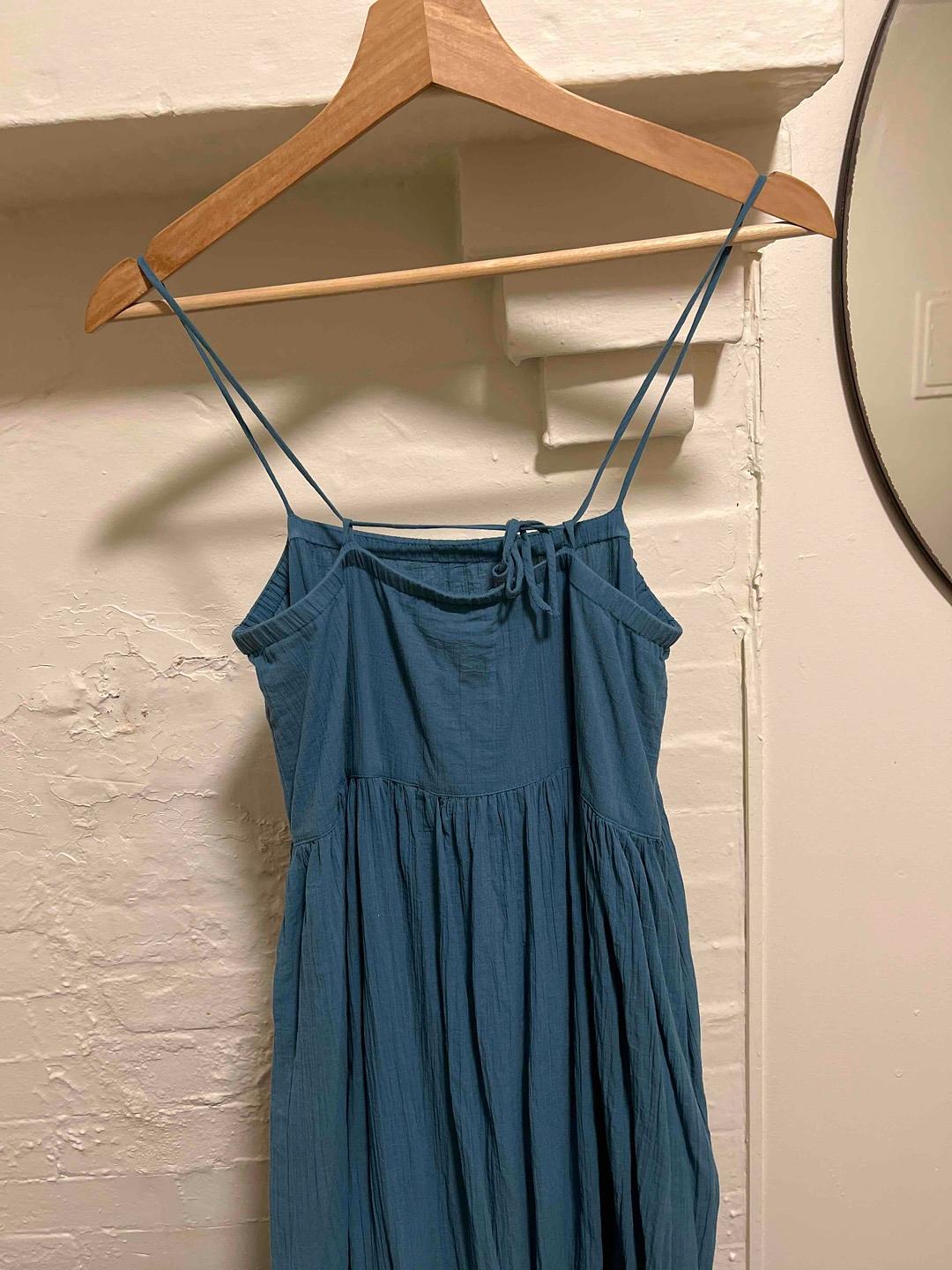 linen everyday dress White Linen Maxi Dress with Belt