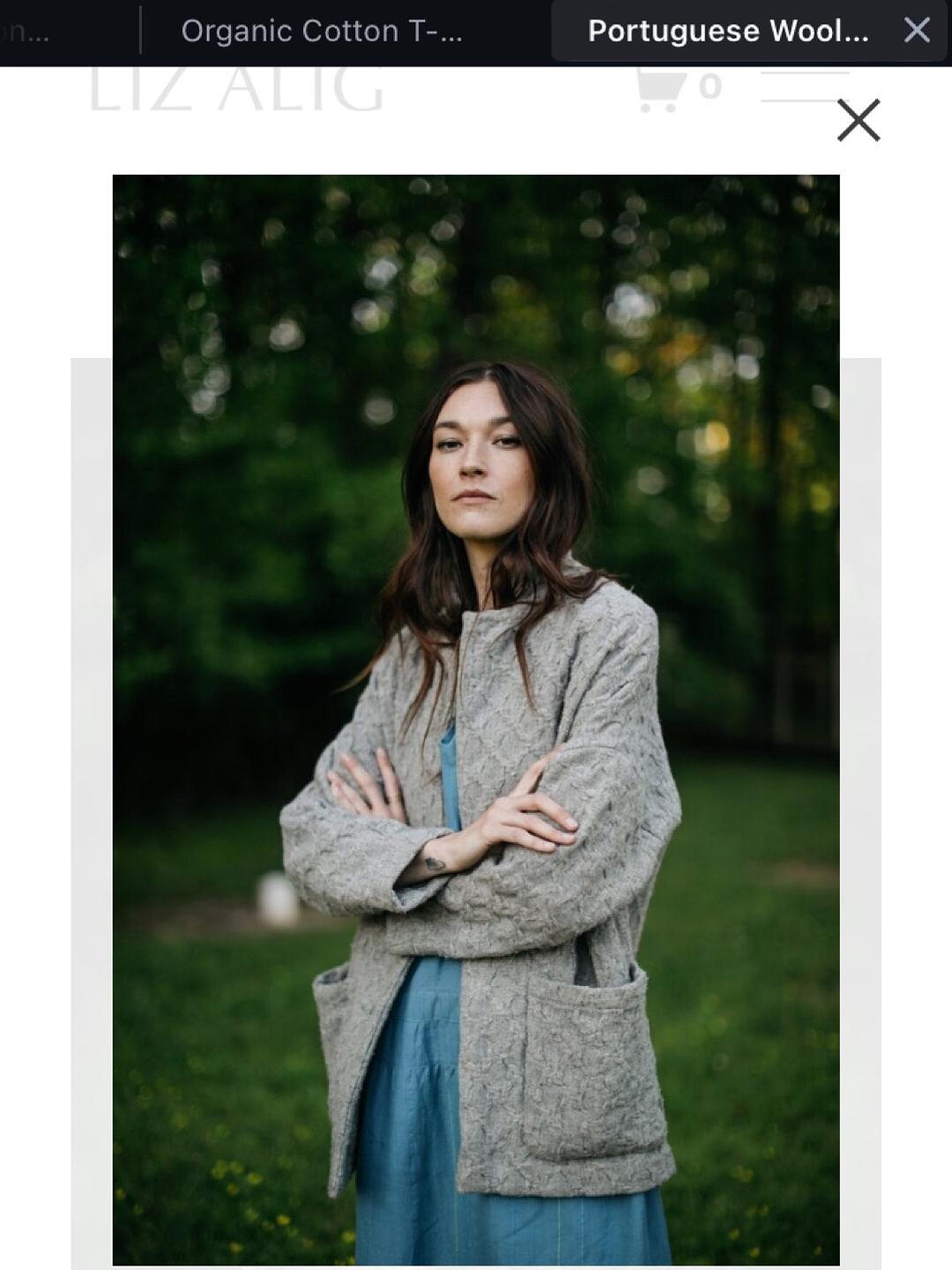 Liz Alig Wool Coat Lucky Sweater