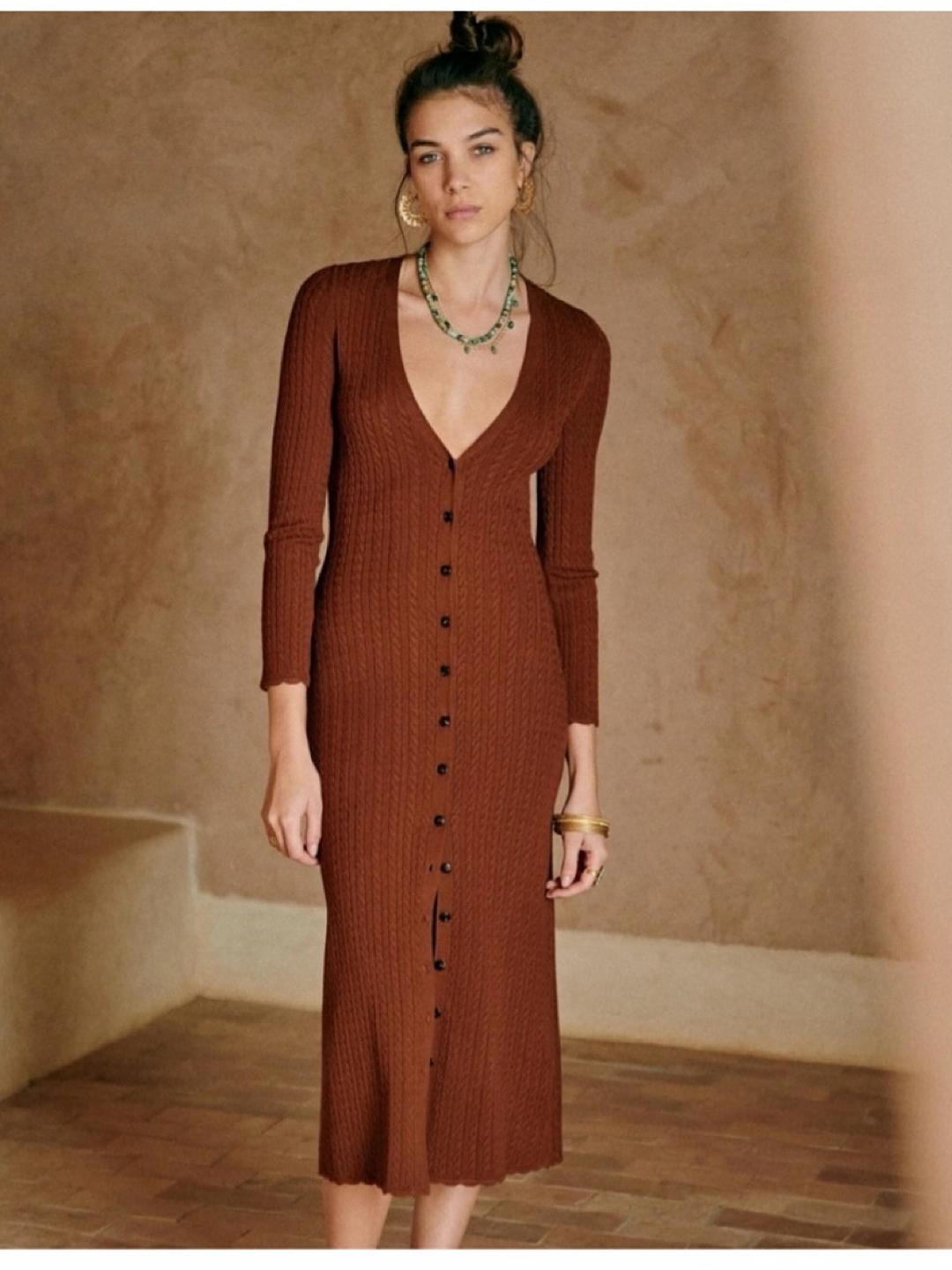Sezane - Charlie dress - Lucky Sweater