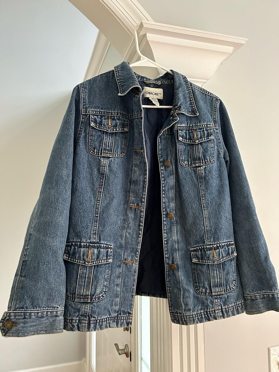 Cherokee denim jacket hotsell