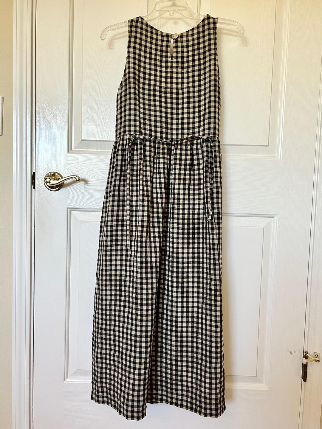 chinese dress ladies Oversized Linen Dress VOLUME main image 1